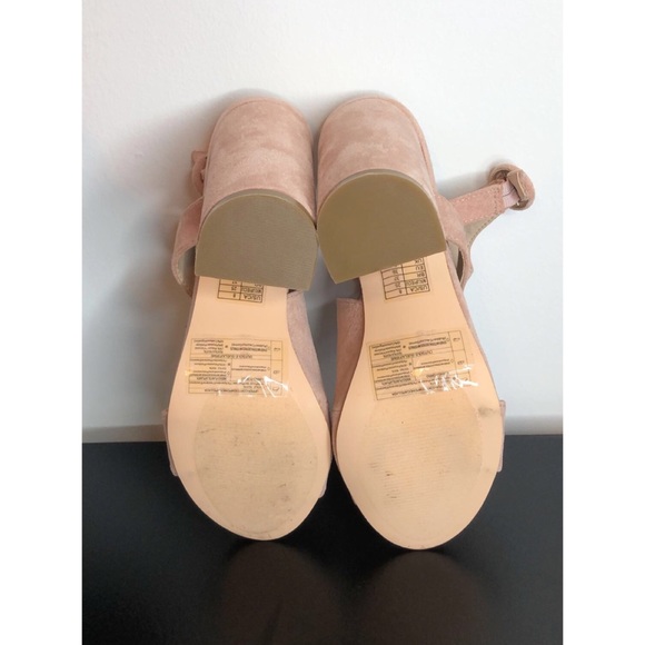 🚨SOLD 🚨 Blush pink chunky heel heels - Picture 6 of 6